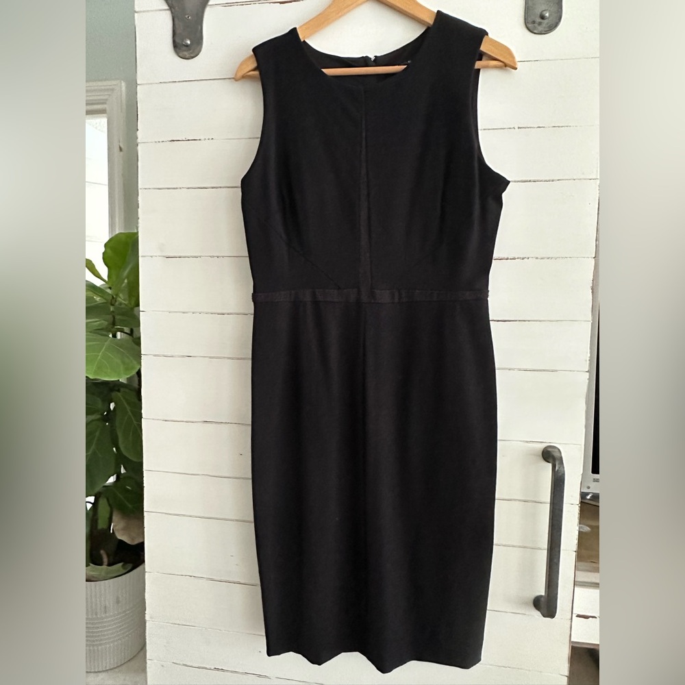 White House Black Market Elegant Black Sleeveless Dress
